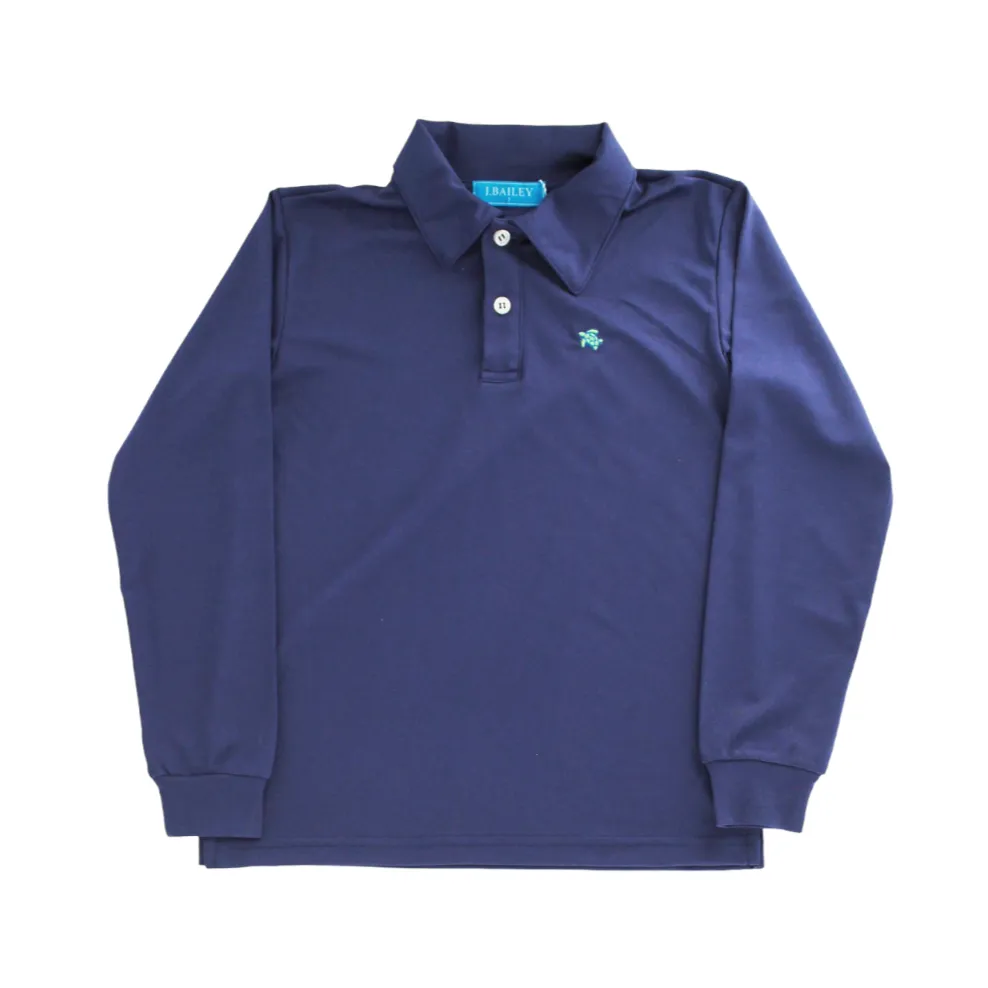 Bailey Boys Harry Long Sleeve Performance Polo