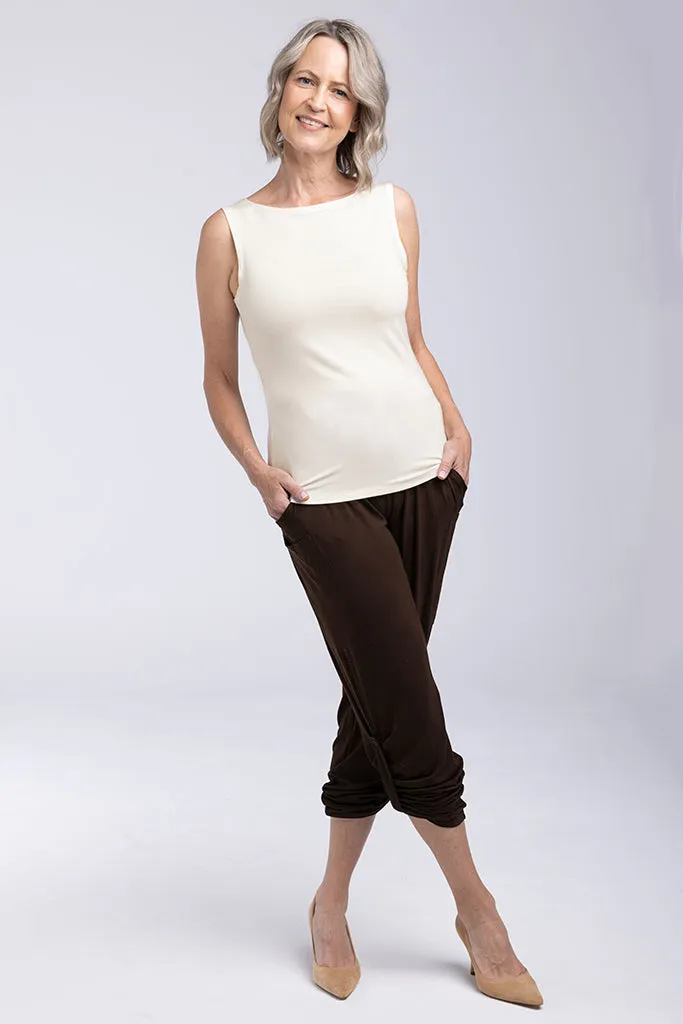 Bamboo Shell Top - Ivory