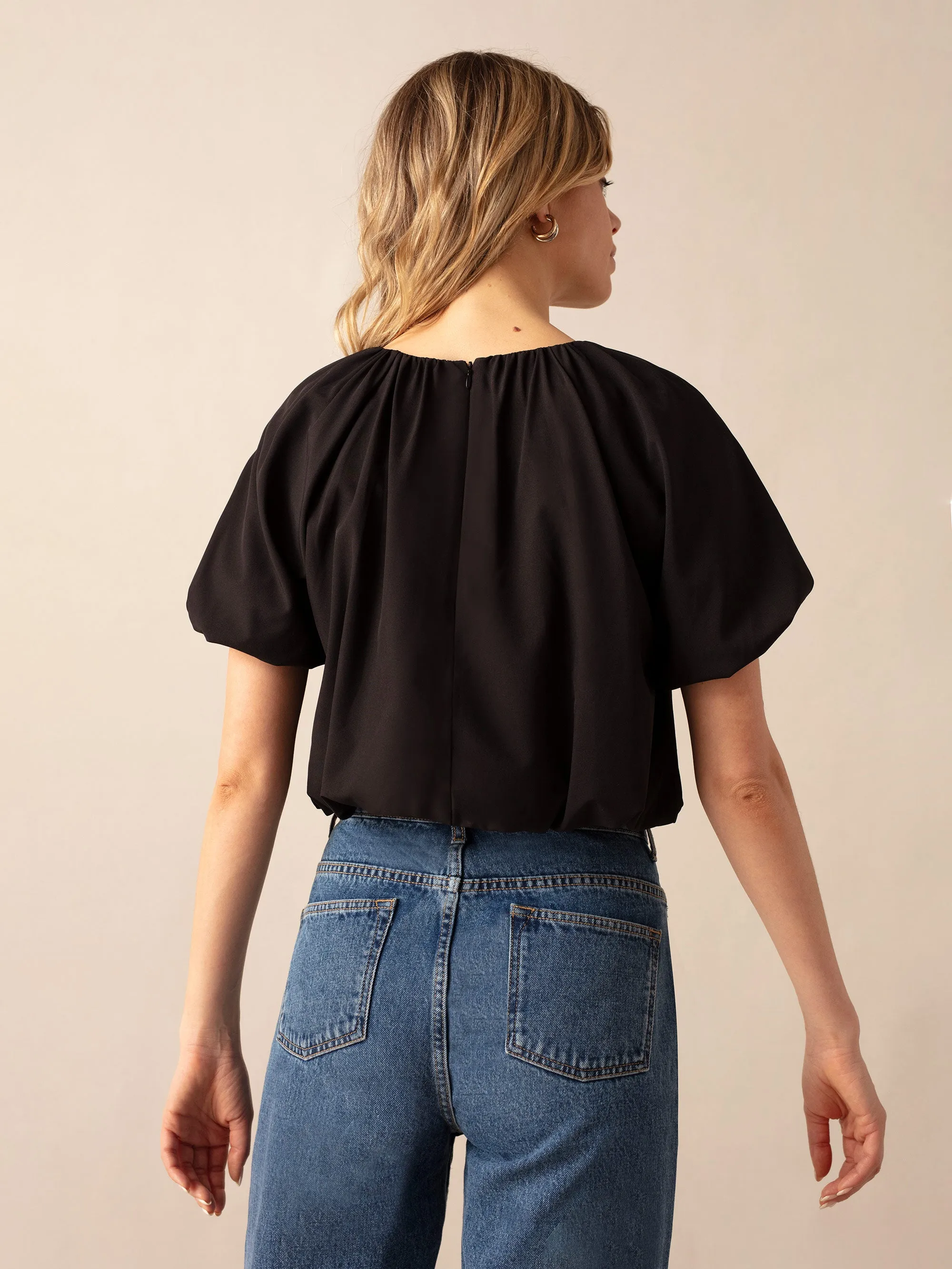 Black Parachute Top