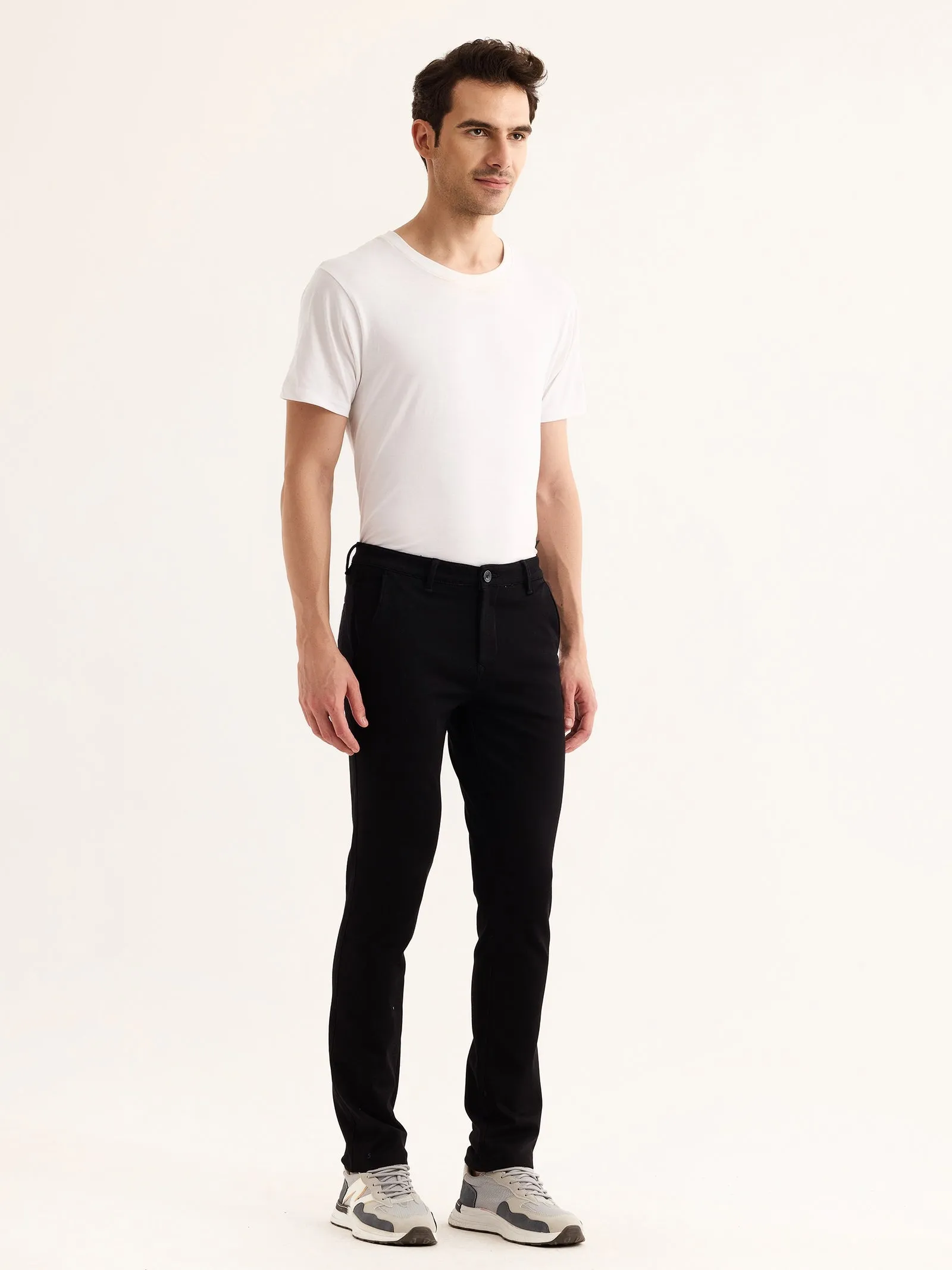 Black Stretch Slim Fit Trouser