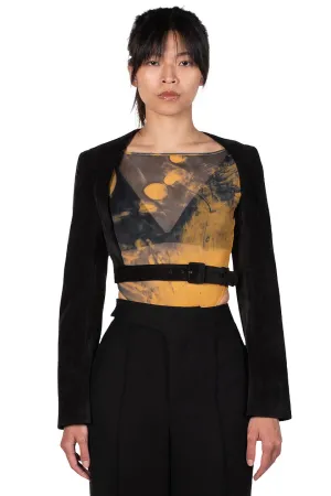 Black Velvet Deconstructed Top