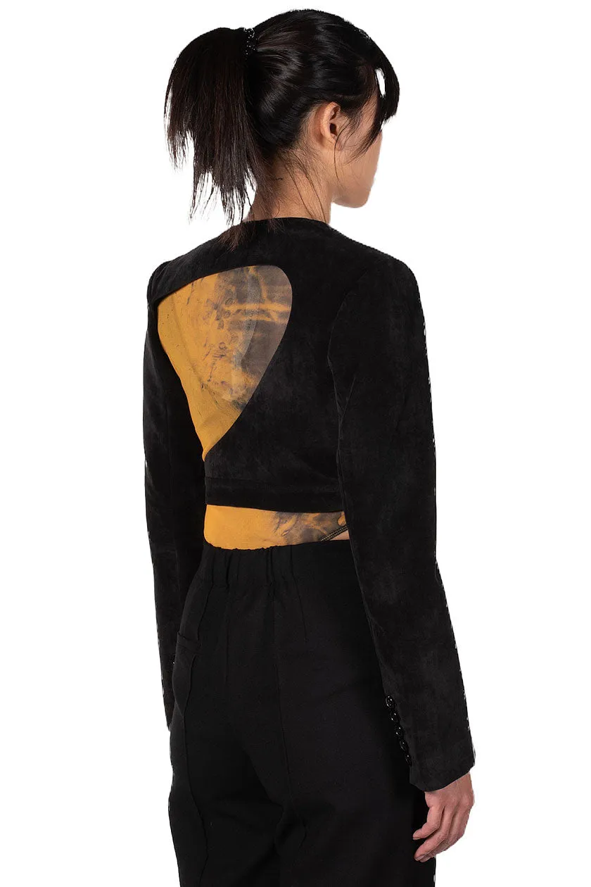 Black Velvet Deconstructed Top