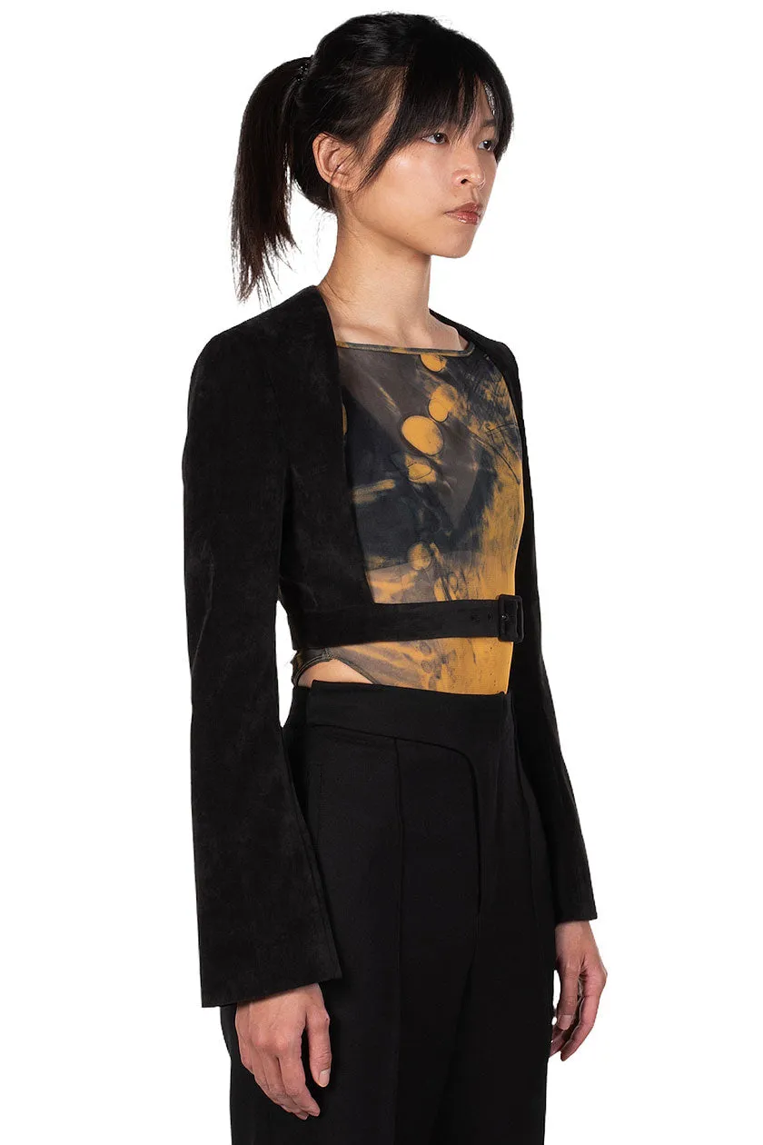 Black Velvet Deconstructed Top