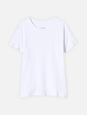 Brady Cotton Tee in White