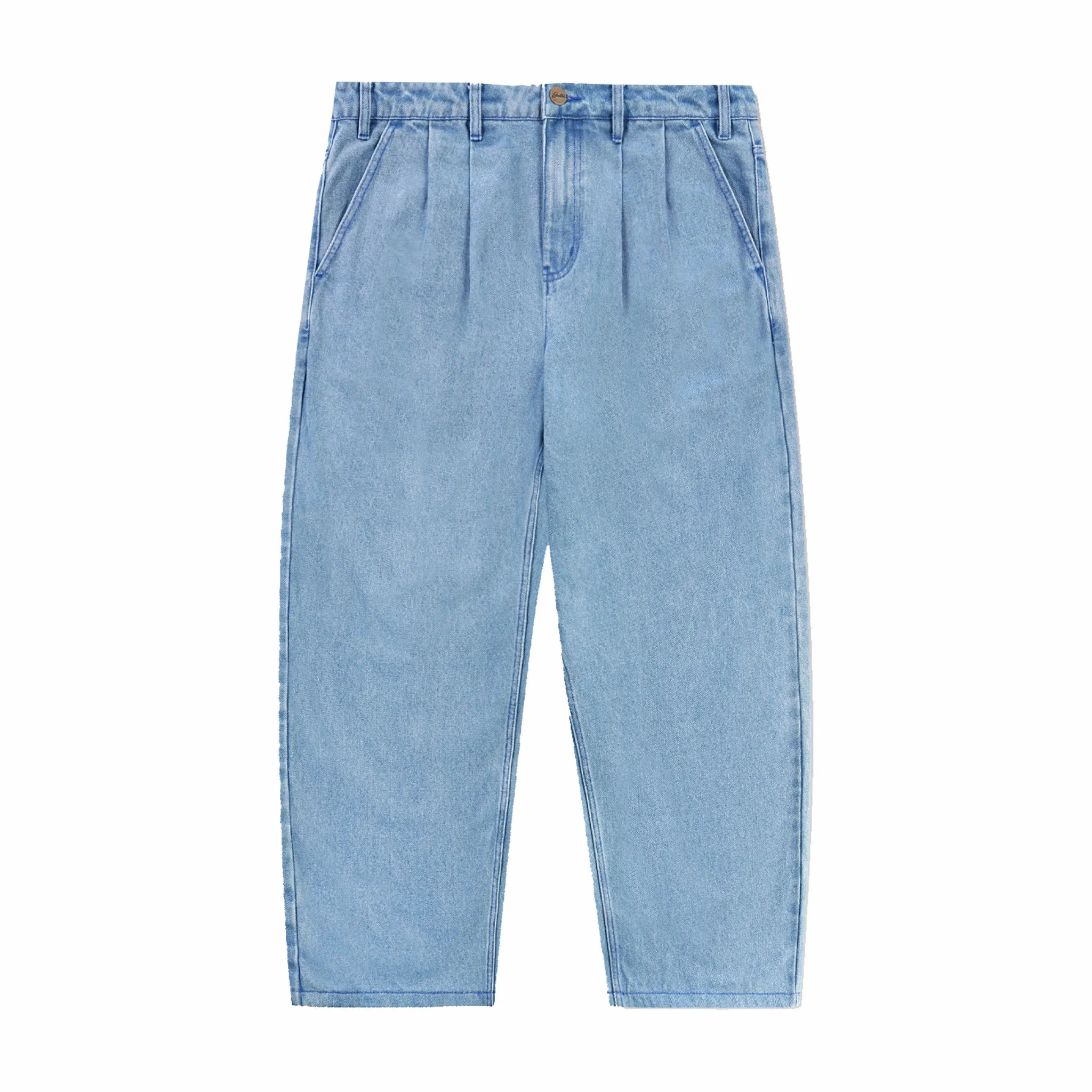 Butter Goods x Blue Note Pleated Denim Jeans (Washed Indigo)