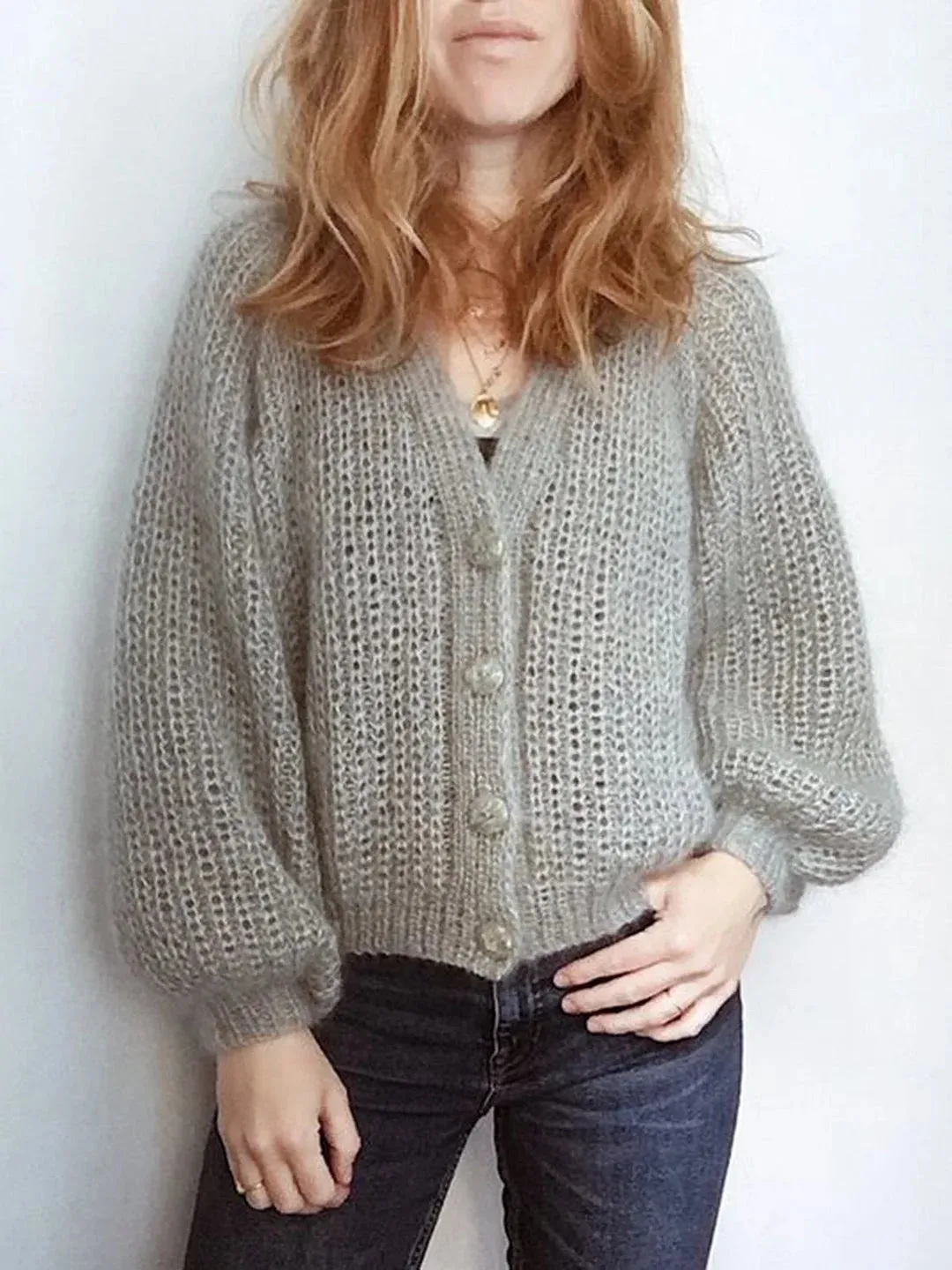 Casual cardigan sweater    S2744