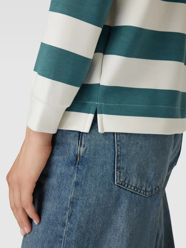 Christian Berg Striped Sweater, Aqua