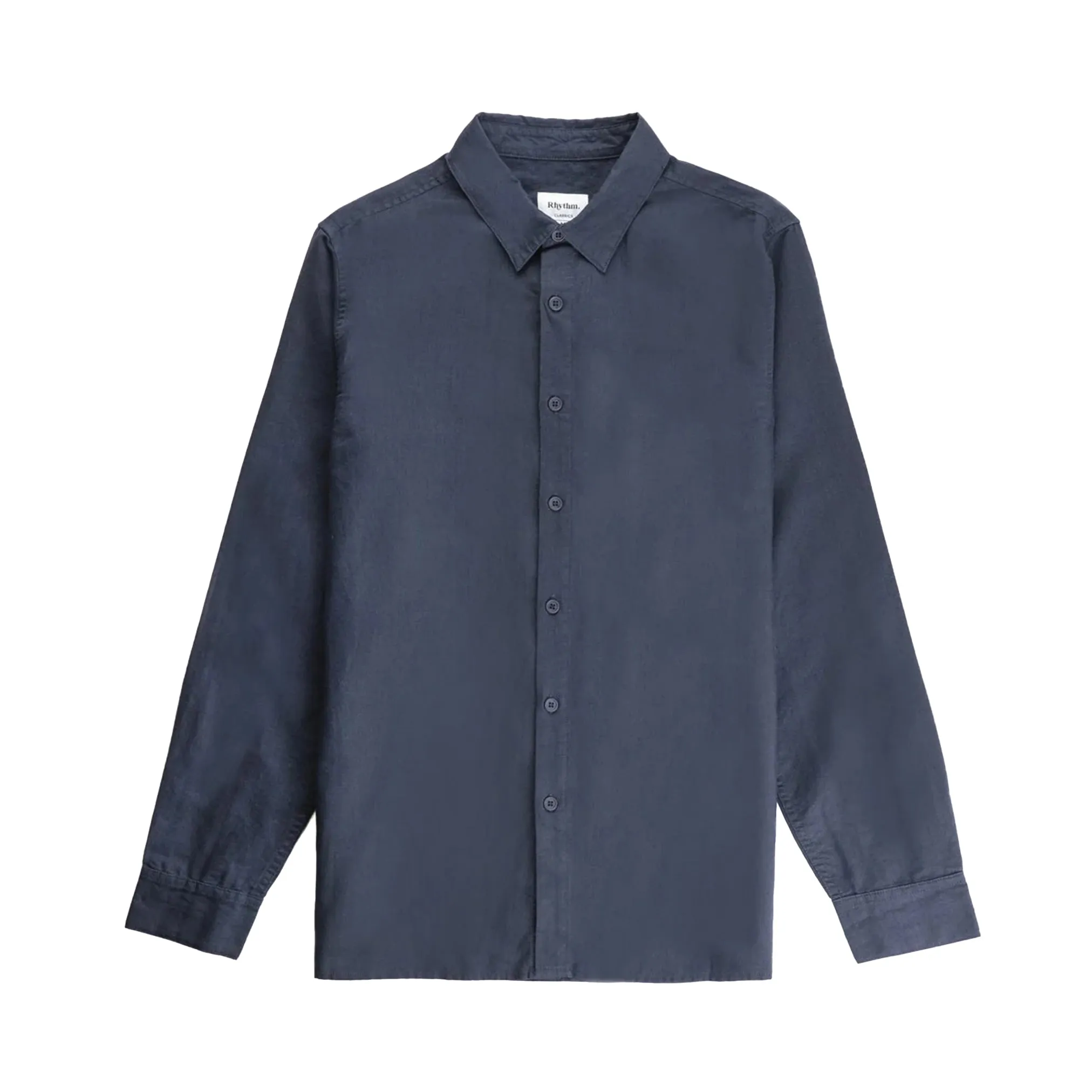 Classic Linen Shirt in Worn Navy