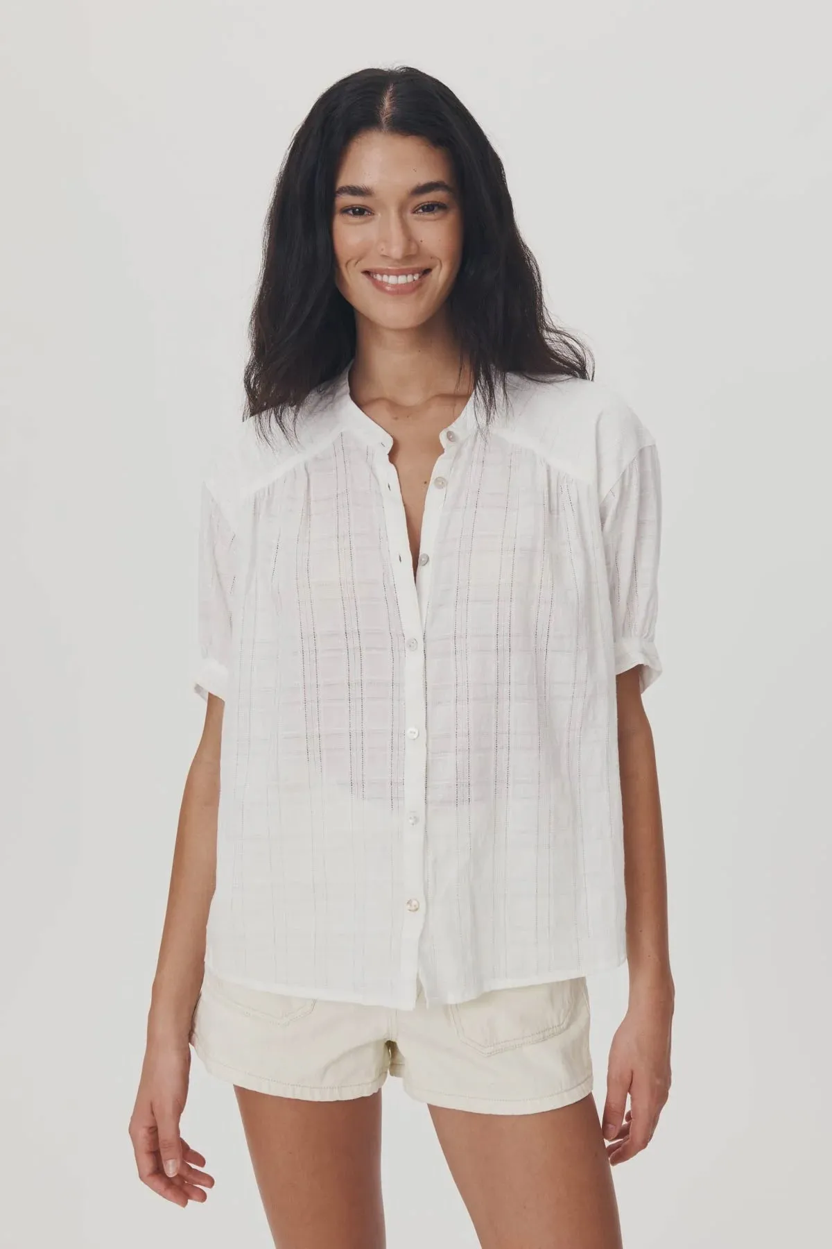 Cora Spring Blouse - Bone