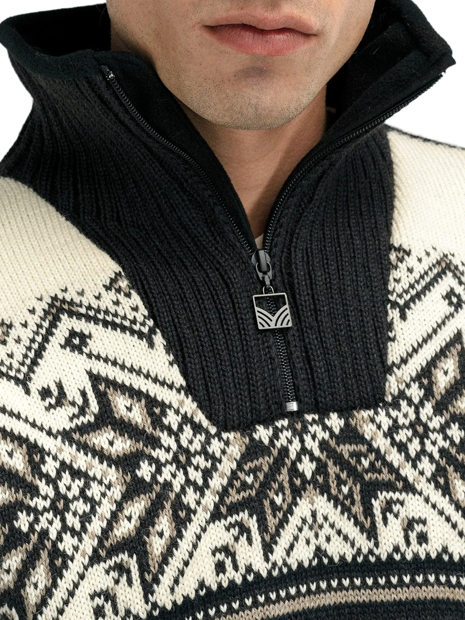 Dale of Norway | Vail Weatherproof Sweater | Men's | Black/Sandstone