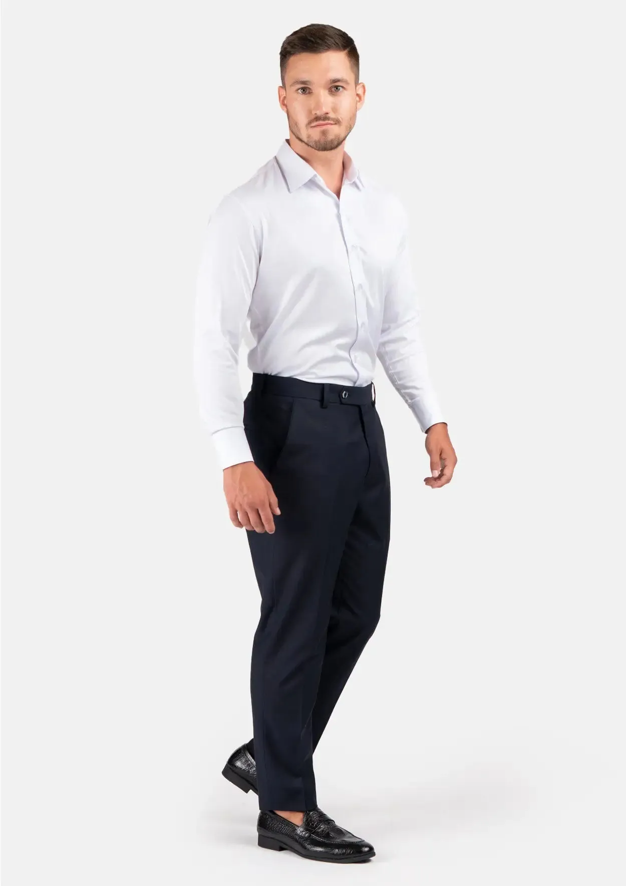 Dark Navy Twill Pants