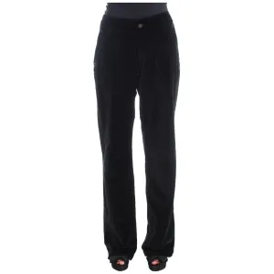 Ermanno Scervino Chic Black Straight Fit Cotton Jeans