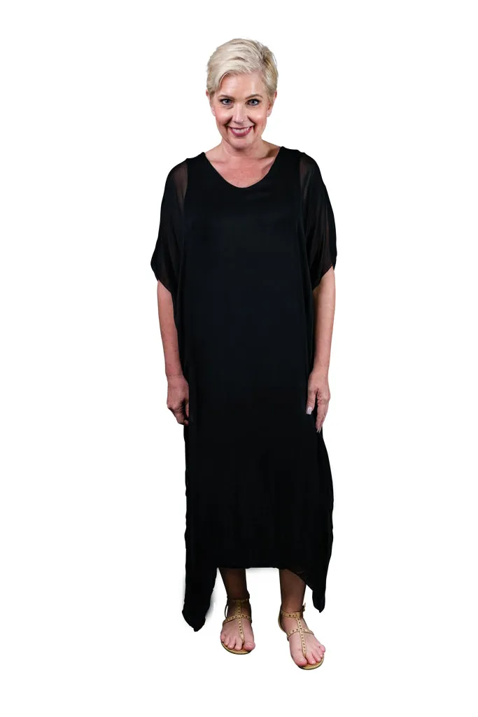 Helen Silk Kaftan Long Dress (DSS204)