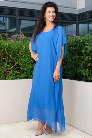 Helen Silk Kaftan Long Dress (DSS204)