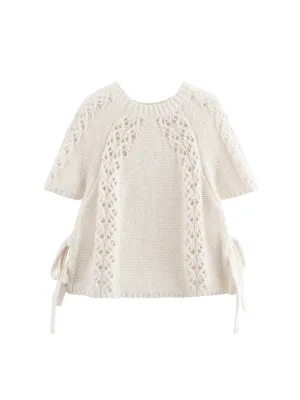 Hera Crochet Lace Knit Top