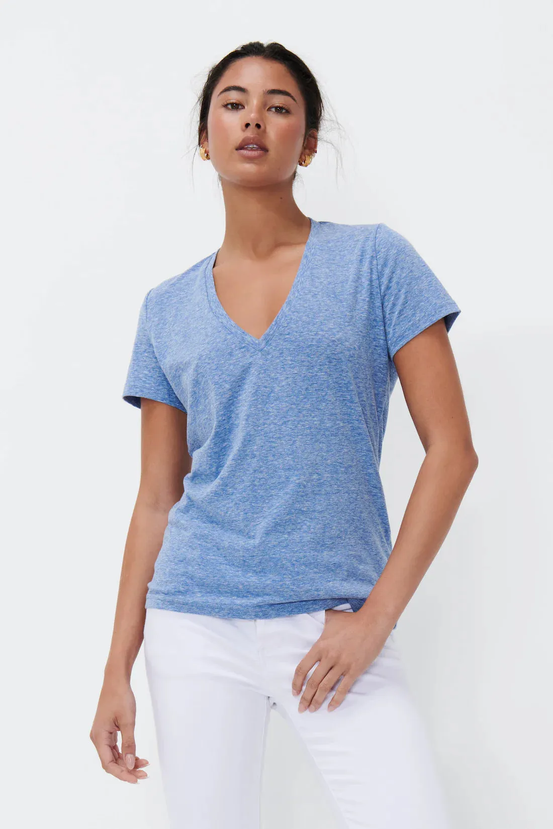 Kireina Veronica V-Neck Tee - Multiple Colours