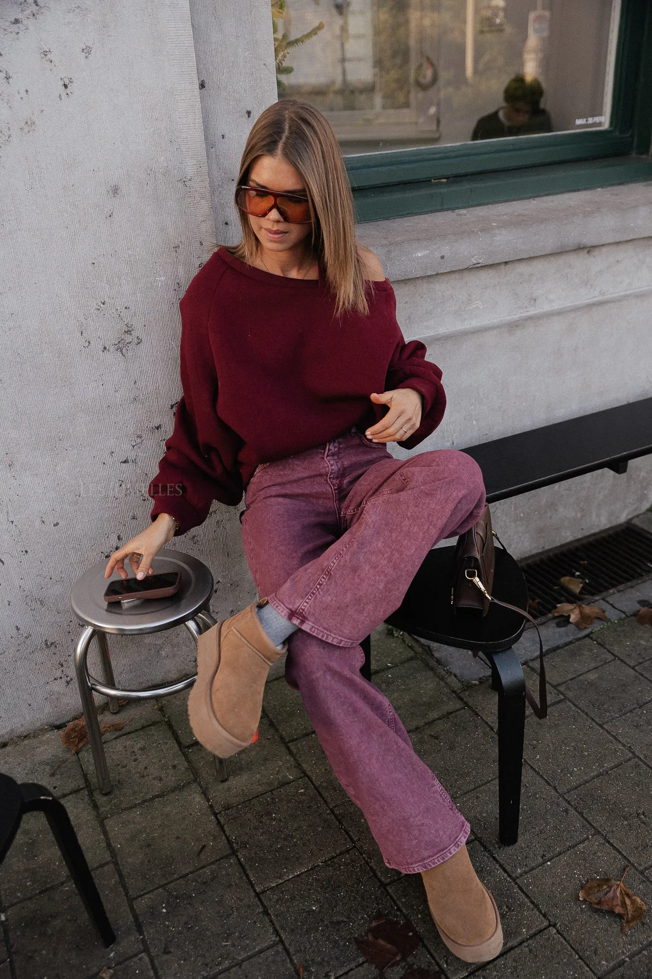 Kyoto sweater burgundy