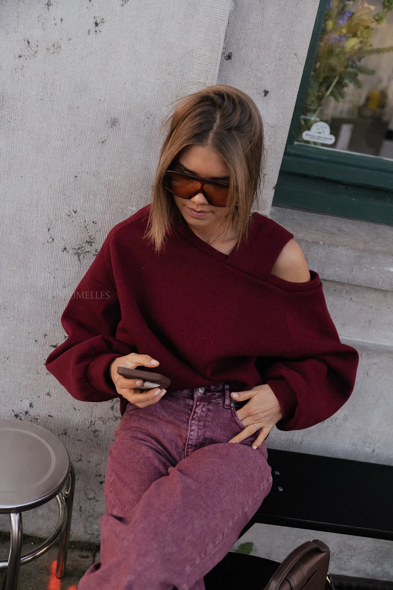 Kyoto sweater burgundy