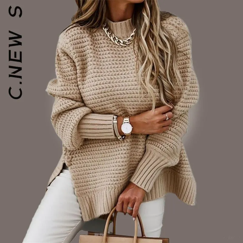 Ladies Knitted Jumper Sexy Sweaters