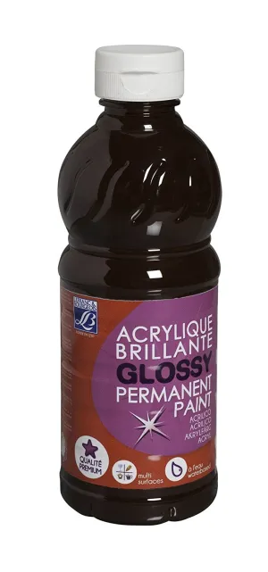 Lefranc & Bourgeois Glossy Acrylic Paint Chocolate