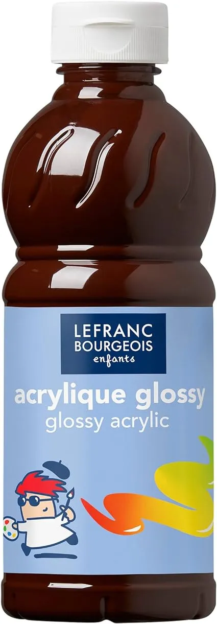 Lefranc & Bourgeois Glossy Acrylic Paint Chocolate