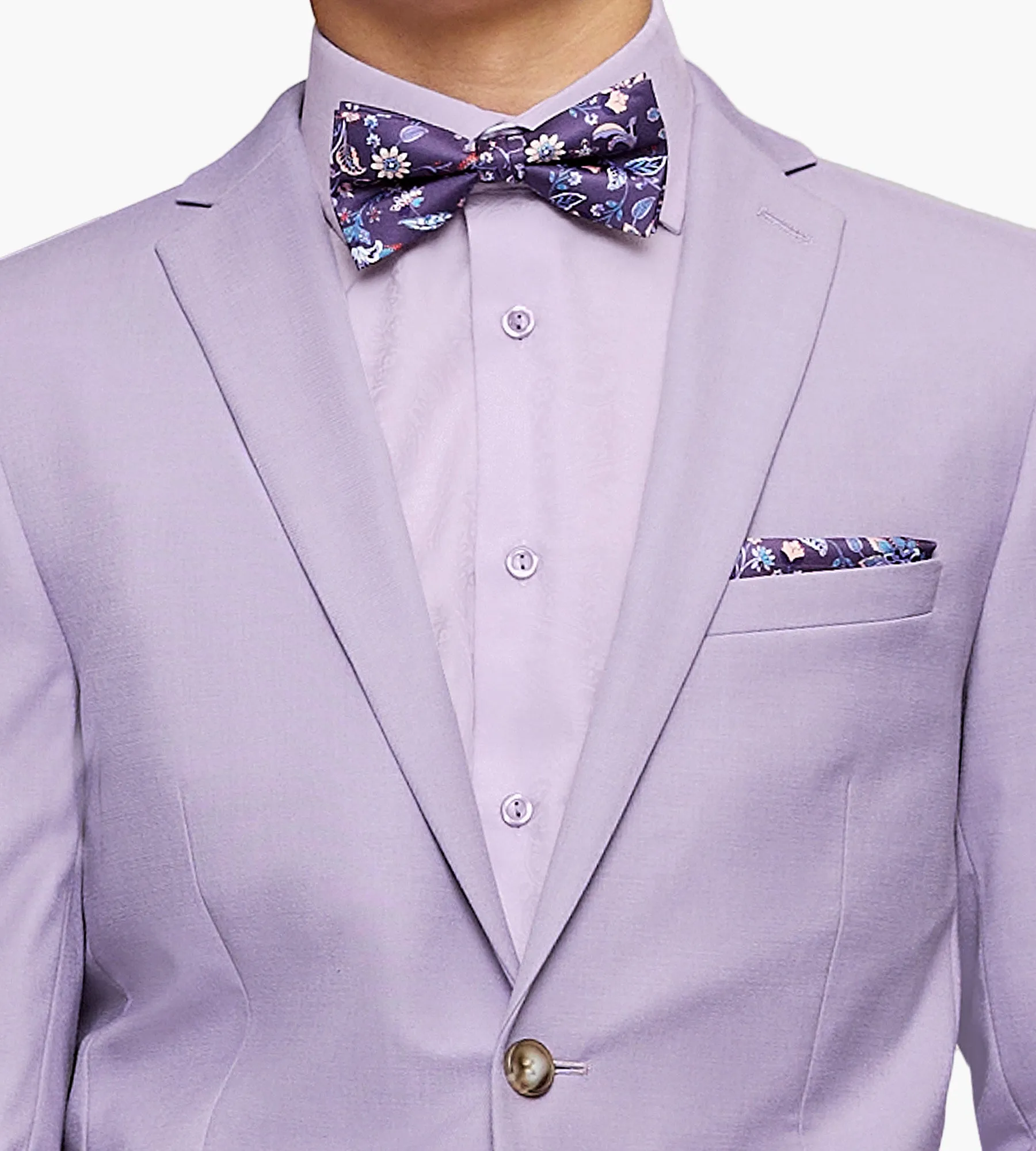 Lilac Suit Prom Look