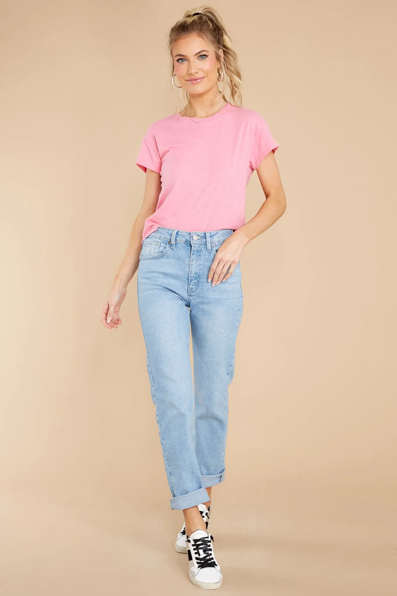 Modern Flamingo Slub Tee