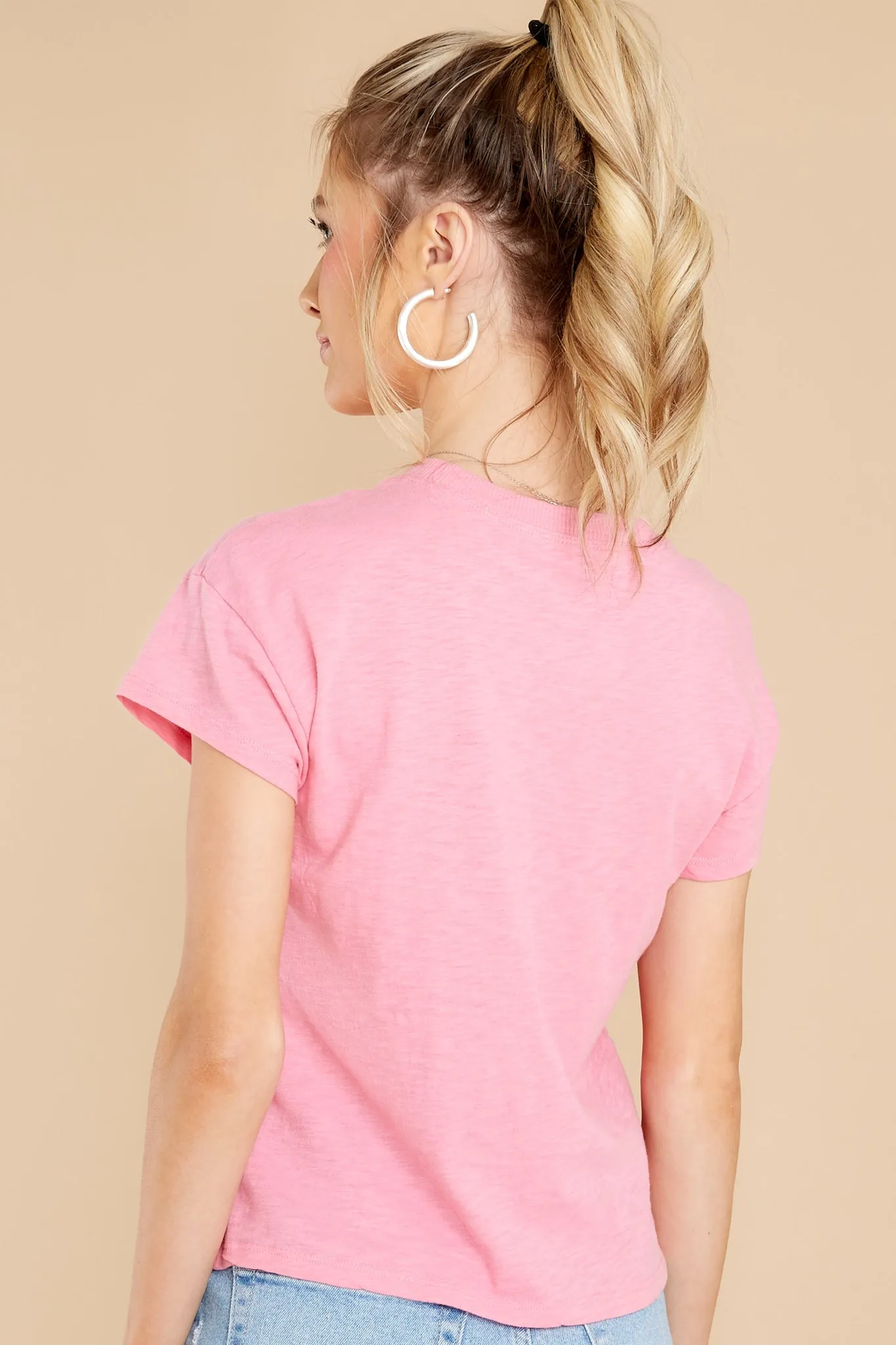 Modern Flamingo Slub Tee