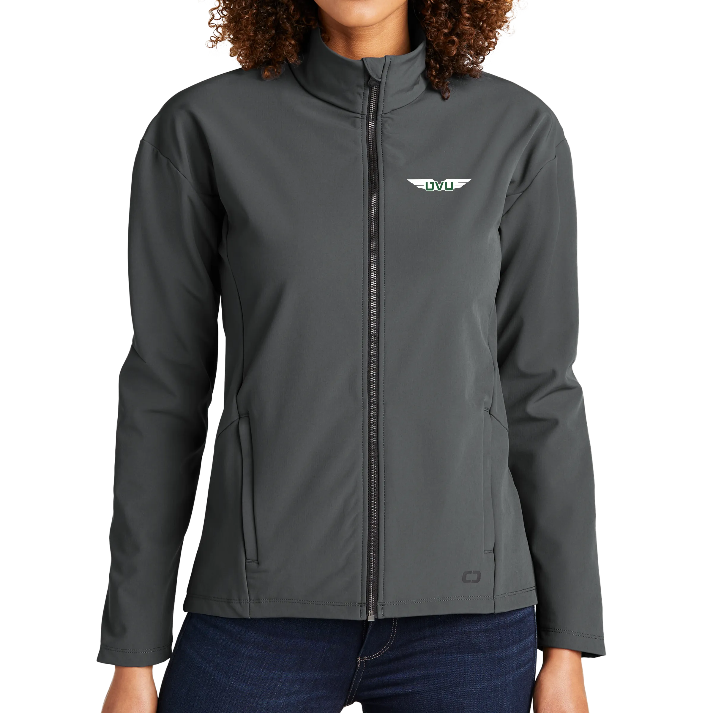 OGIO® Ladies Commuter Full-Zip Soft Shell- Aviation wings