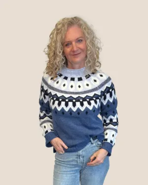 Perisher Merino & Angora Fair isle Luxury Timeless Knit