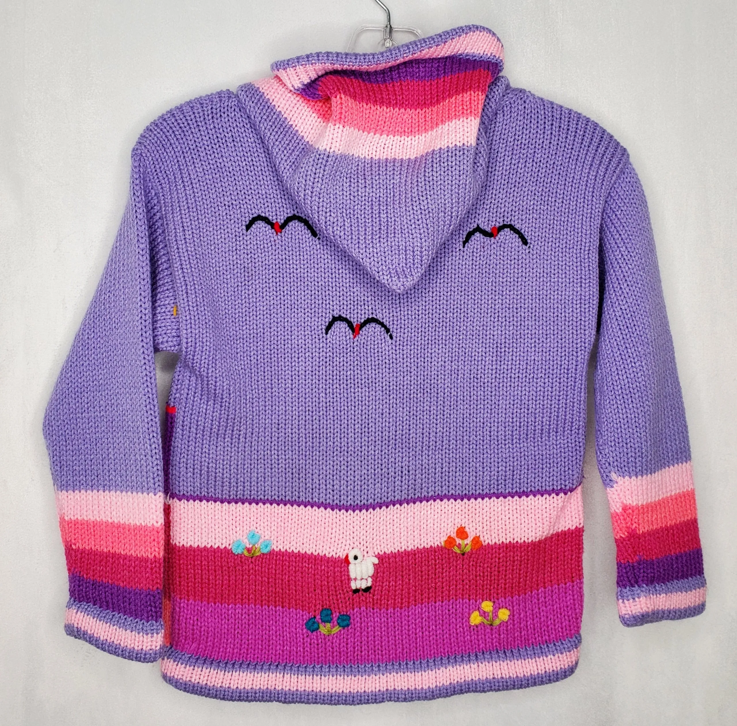 Peruvian Sweater - Lilac 4-5