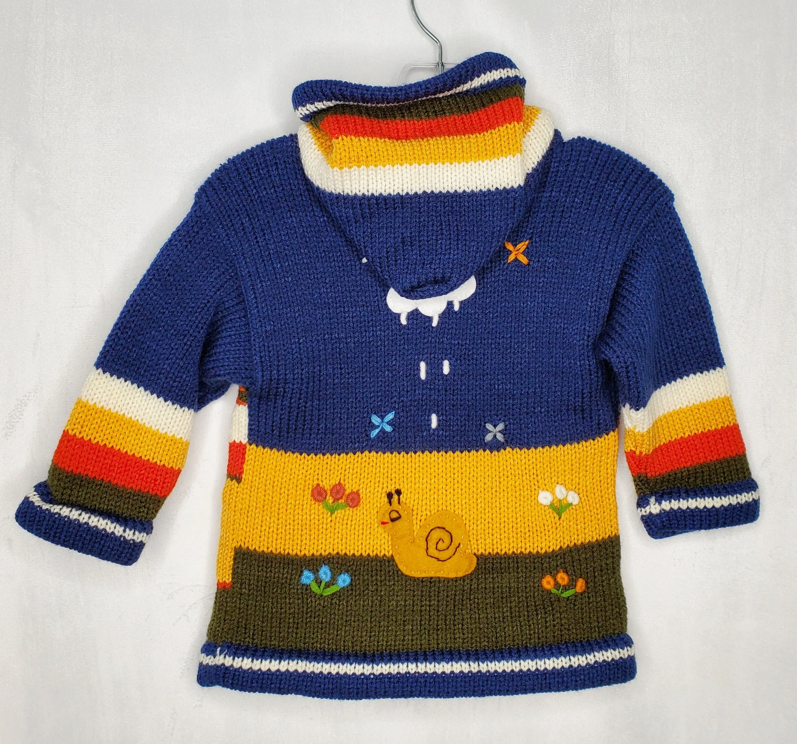 Peruvian Sweater - Navy 1-2yr