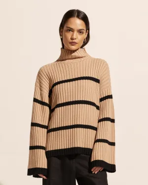 Privy Knit in Camel/Black