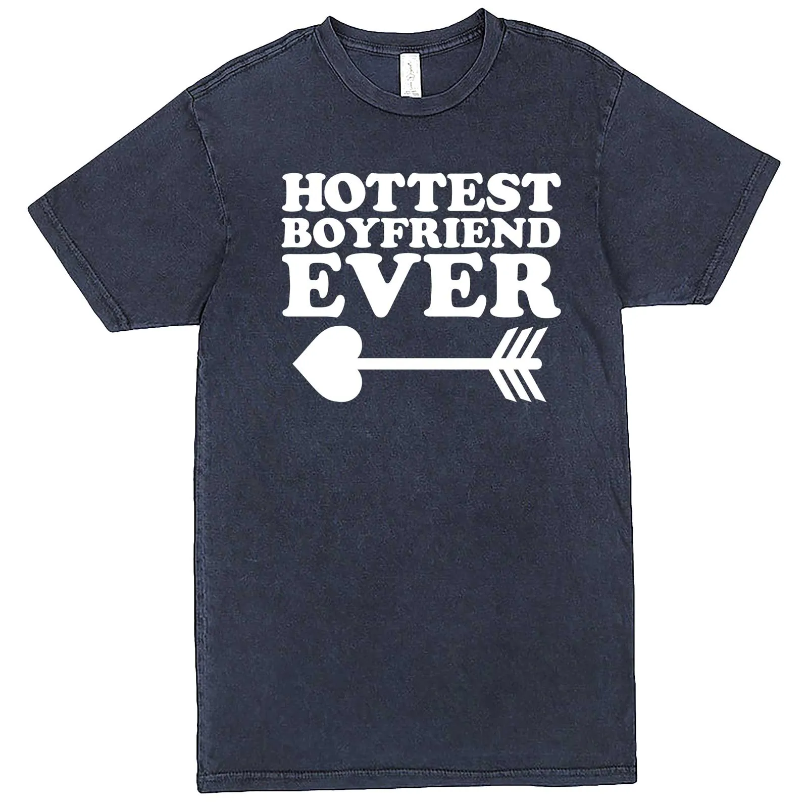 "Hottest Boyfriend Ever, White" men's t-shirt