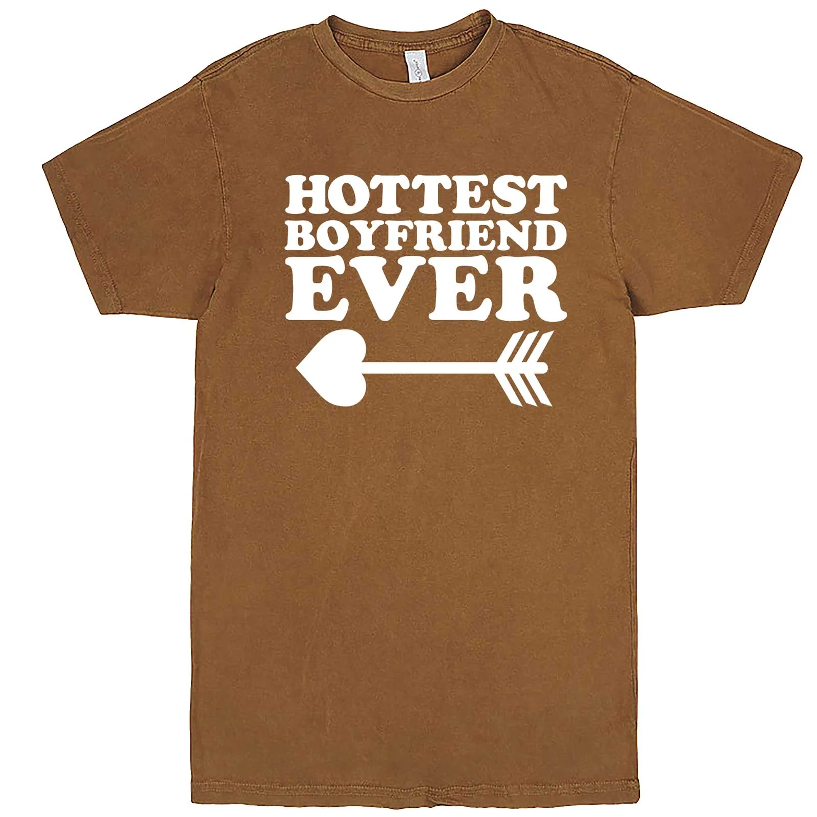 "Hottest Boyfriend Ever, White" men's t-shirt