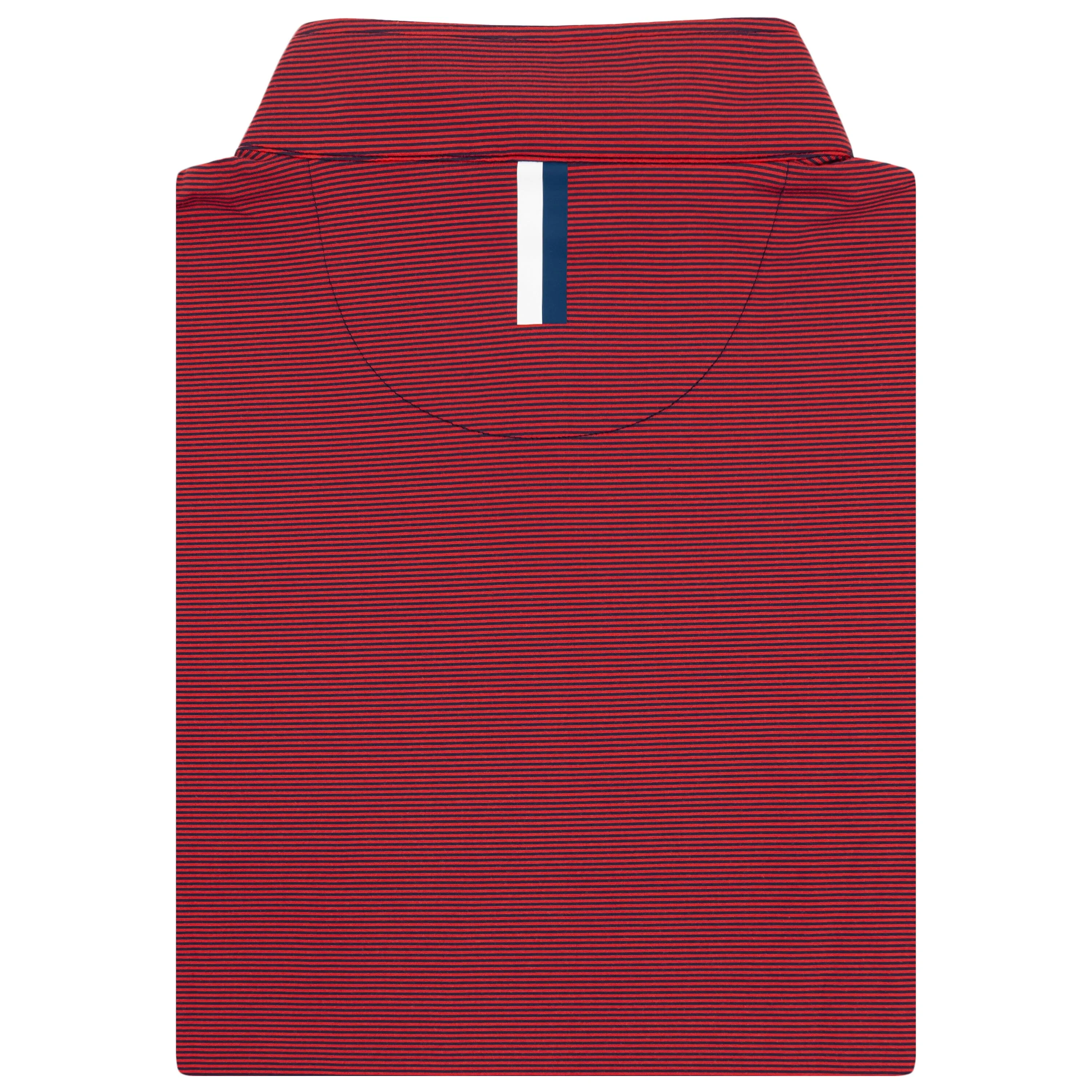 Rec Stripe Performance Q-Zip | The Rec Stripe - Classic Red/Admiral Navy