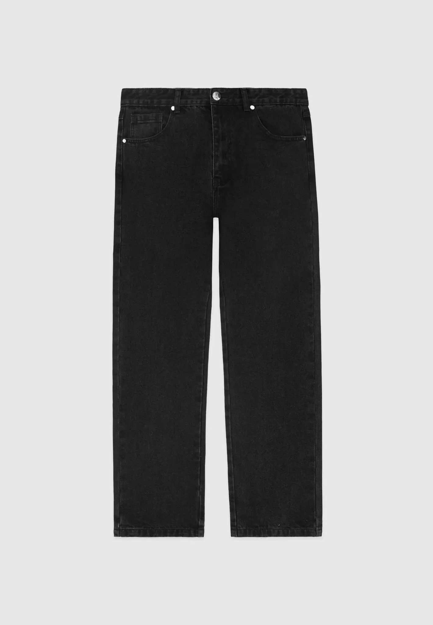 Relaxed Fit Jean - Washed Black