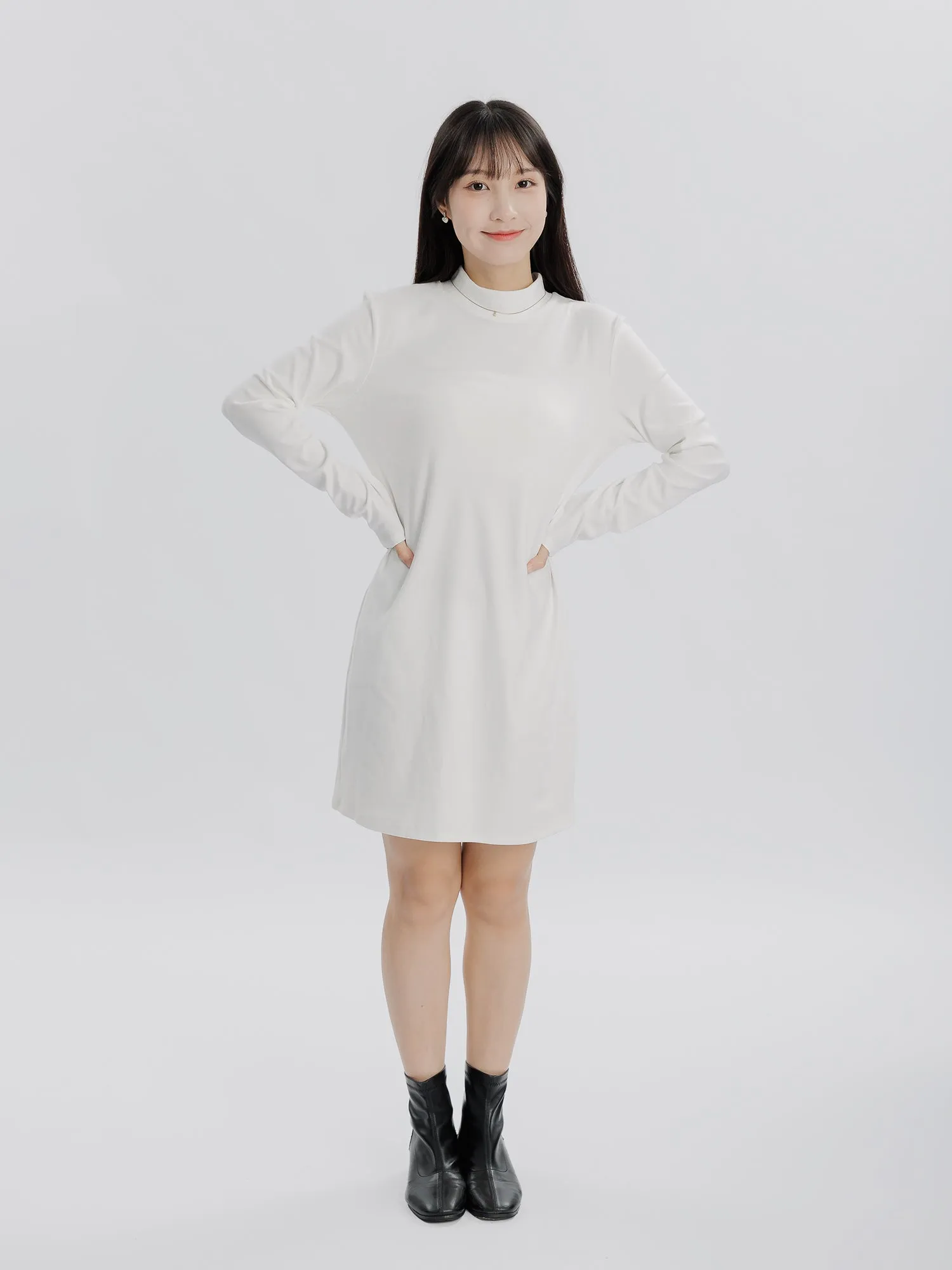 Reverie Long Sleeve Turtleneck Dress