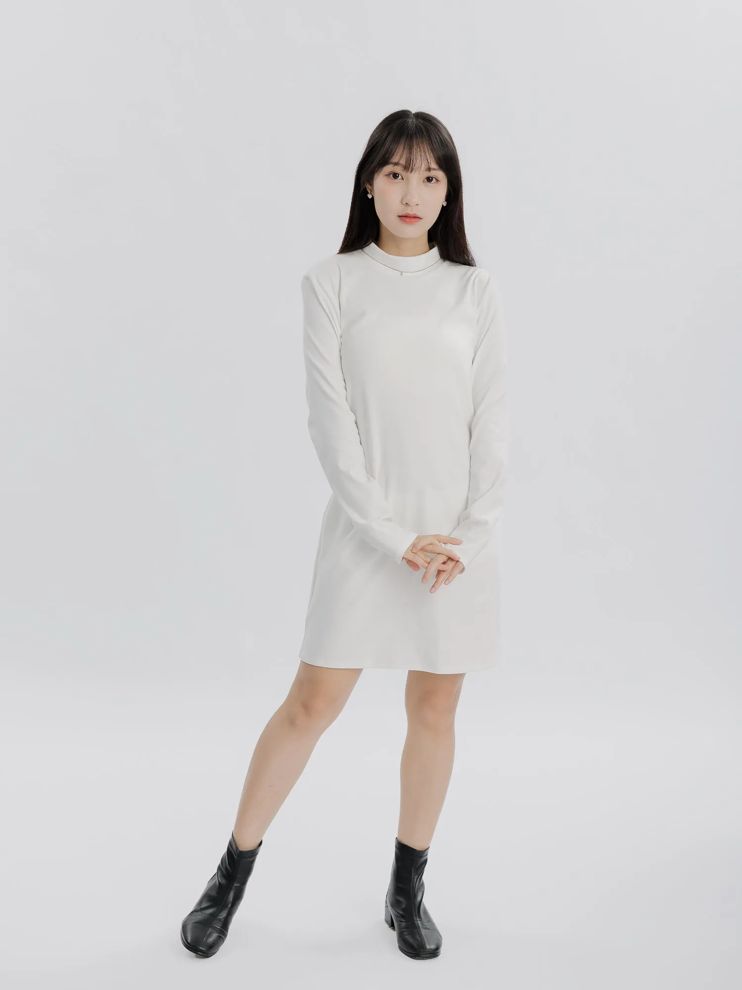 Reverie Long Sleeve Turtleneck Dress