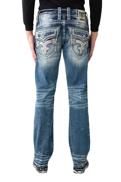 Rock Revival Men's Seagrass Straight Jean