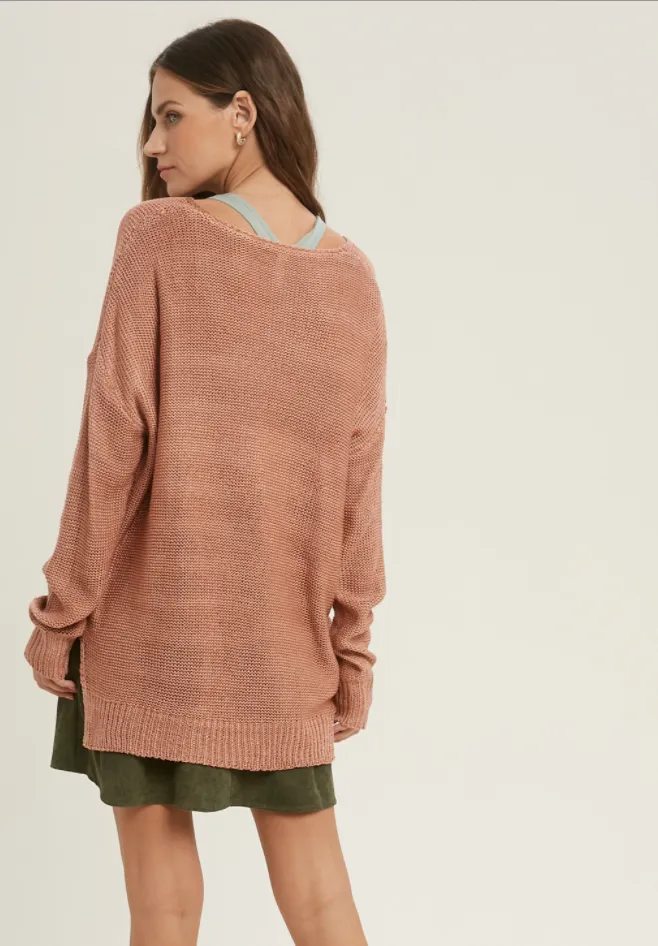 Rose Knit Sweater