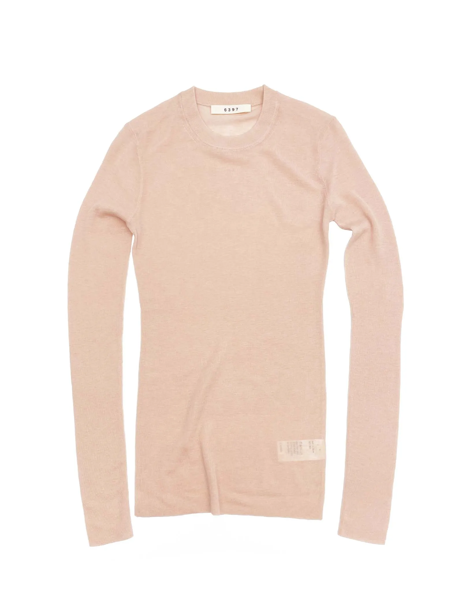 Skinny Crew in Light Pink