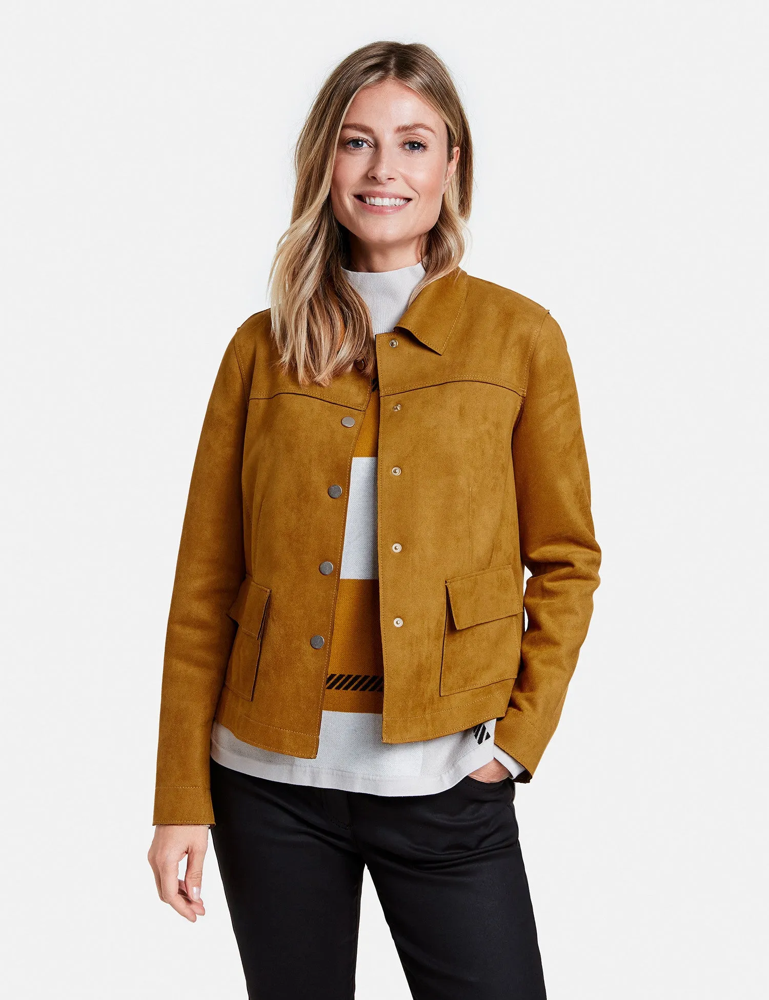 Suede Look Jacket