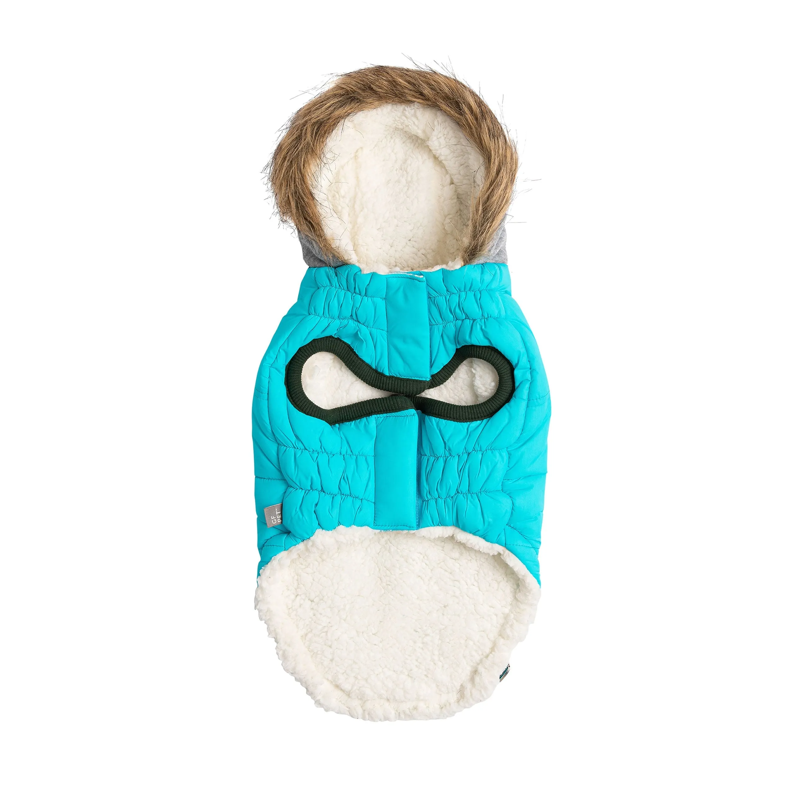 Winter Sailor Dog Parka - Aqua