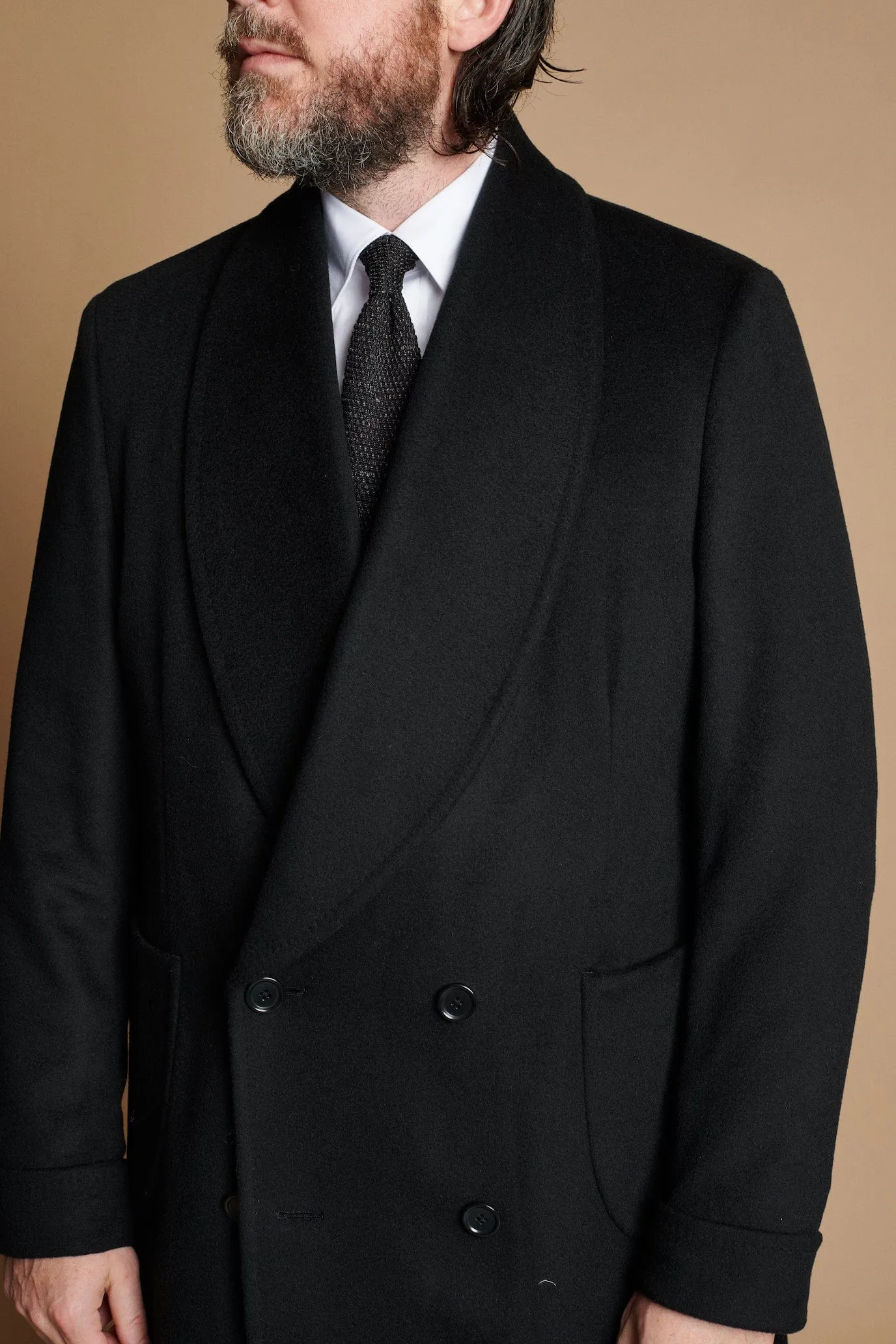 Wool Smoking Coat