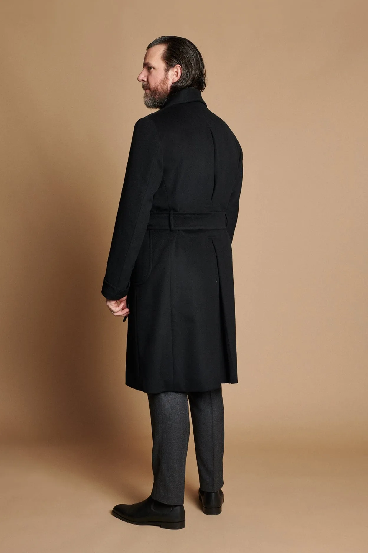 Wool Smoking Coat